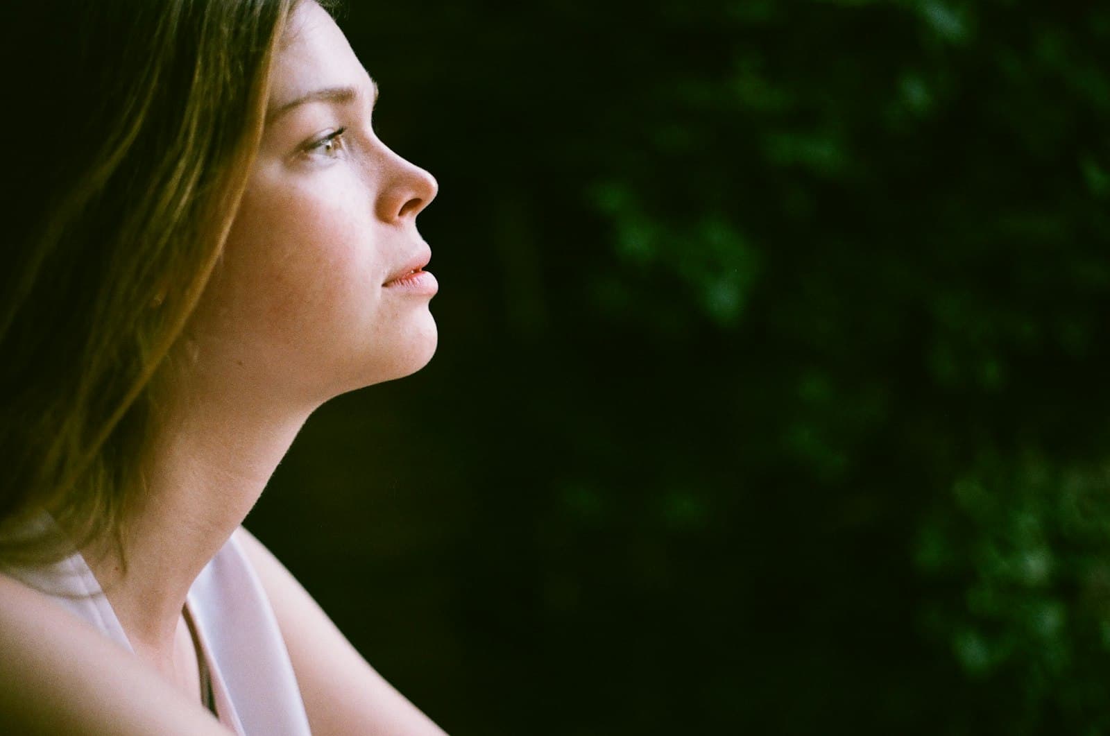 Side profile of a woman's cheek and jawline, for HArmonyCa in London
